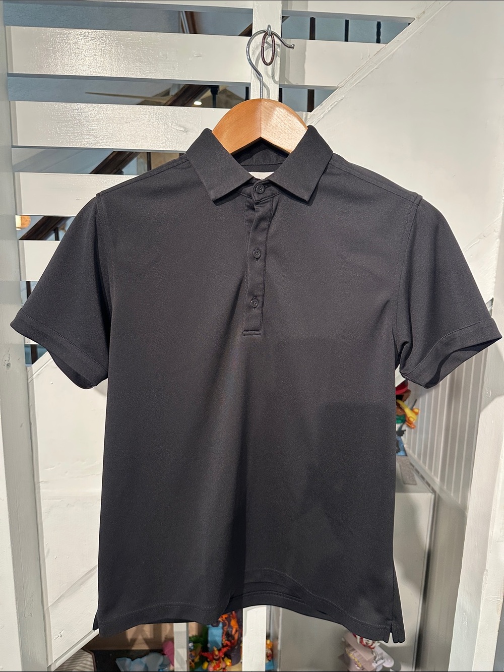 Ministry of Supply Men's Black Performance Polo
